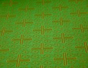 Крест Византийский 801 / 801-ЕG зеленый ш/з.