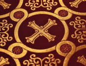 Коринф 1824 / 1824-LG бордо  ш/з.