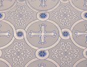 Коринф 1824 / 1824-AS белый контур голубой  ш/с