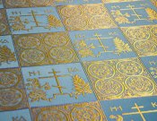 Голгофа new 1436 / 1436-DG голубой ш/з  .