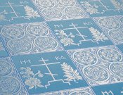 Голгофа new 1436 / 1436-DS голубой  ш/с.