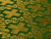 Царский крест new 3454 / 3454-AG зеленый ш/з 