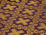 Царский крест new 3454 / 3454-FG фиолетовый ш/з 