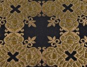 Сербский крест 1994 / 1994-HG черно-золотой контур зеленый.