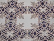 Сербский крест 1994 / 1994-AS бело-красный контур синий.